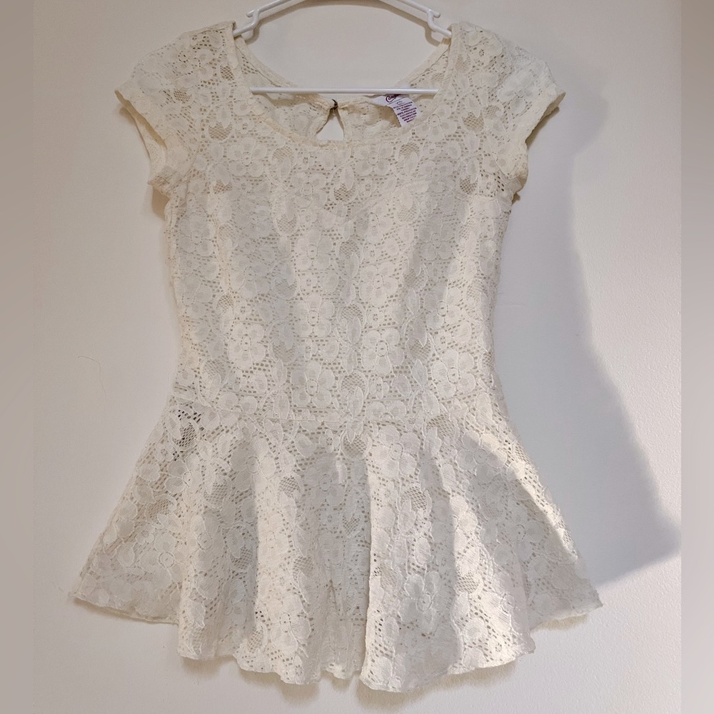 White Lace Blouse